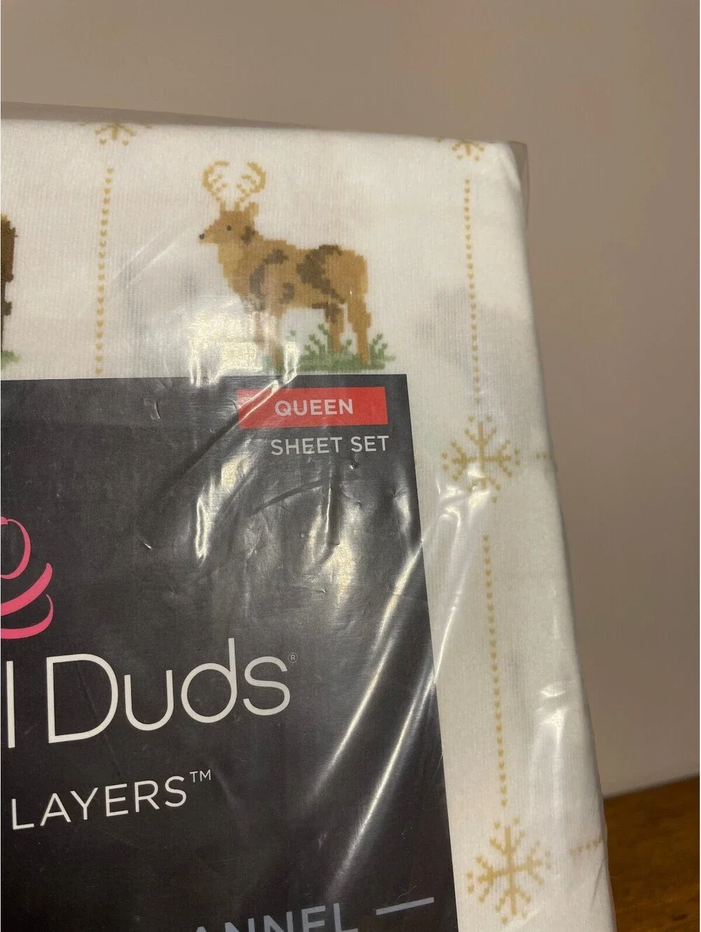 New Cuddl Duds Queen Cotton Flannel Sheet Set Cozy Cabin